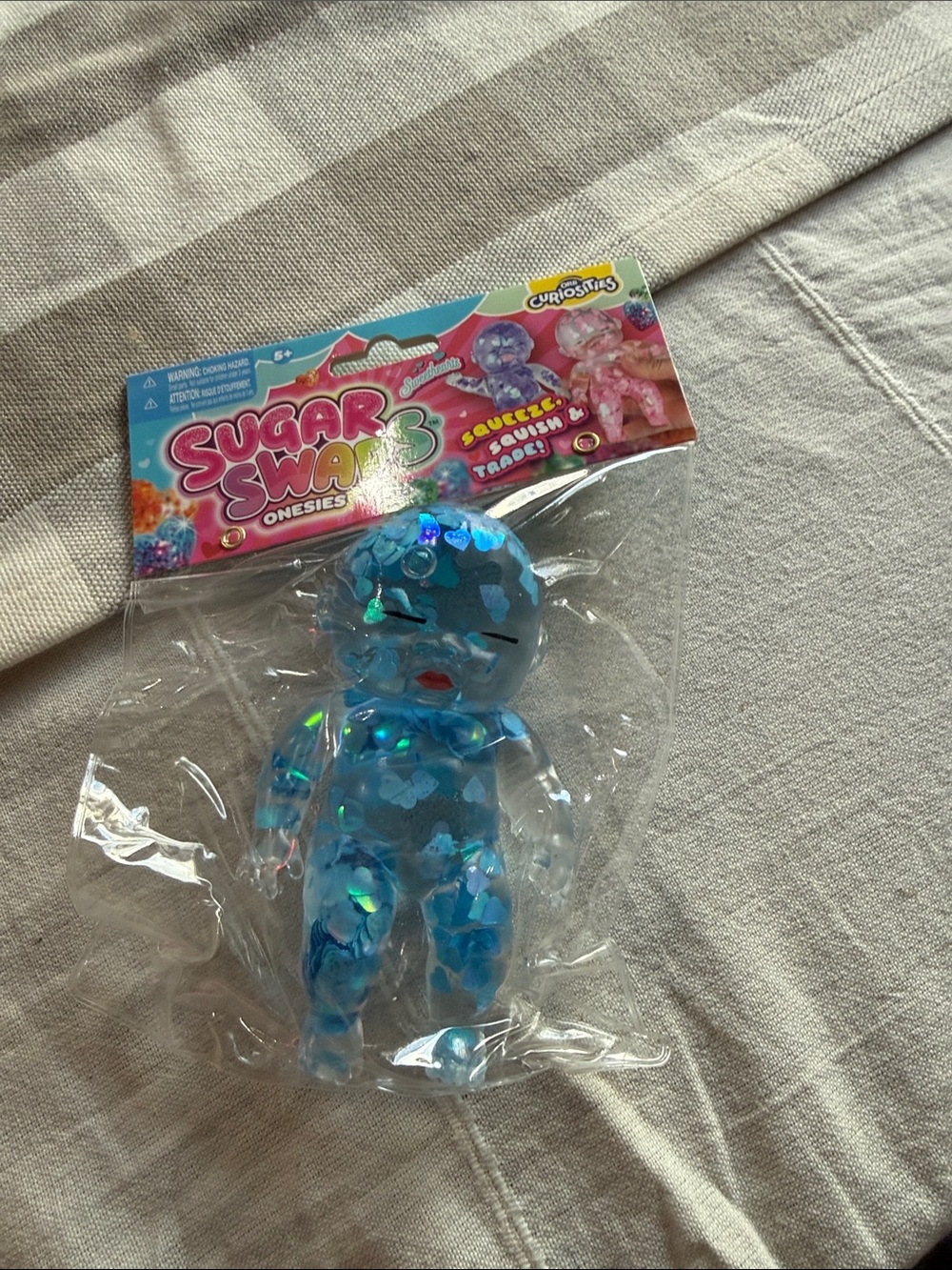 Sugar Swaps Onesies Blue Glitter Baby